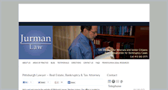 Desktop Screenshot of jurmanlaw.com